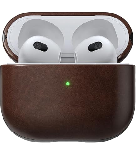 Amazon | Nomad モダンレザーケース Airpods Pro 2用、ブラウン